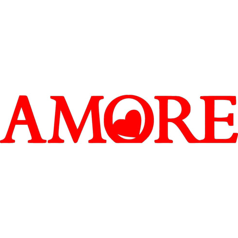 Scritta in legno Amore - Decorazioni Casa